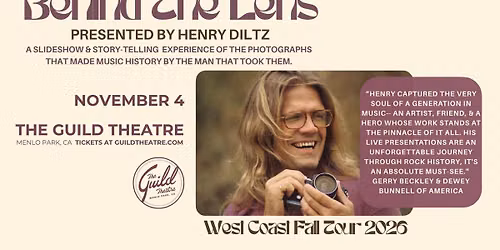 Behind The Lens with Henry Diltz at The Guild