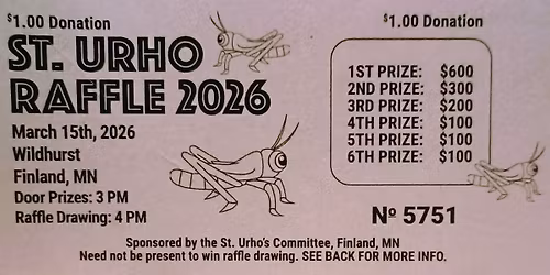 St. Urho 2026 Raffle Drawing