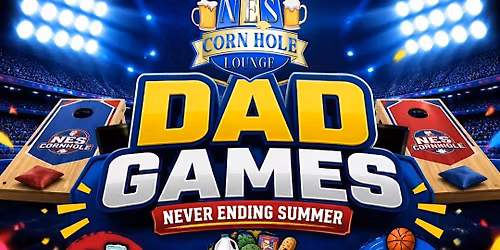Dad Games at NES Cornhole