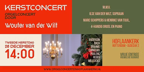 Kerstconcert Hoflaankerk - van Bach tot Anderson
