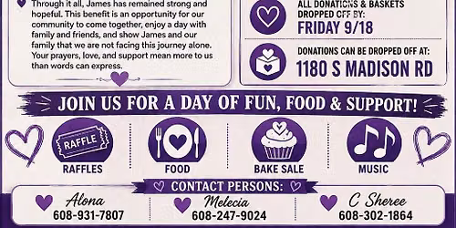 Benefit for James Pounds