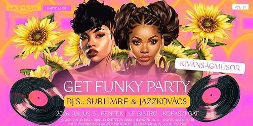 Get FUNKY Party vol 67. K\u00edv\u00e1ns\u00e1gm\u0171sor