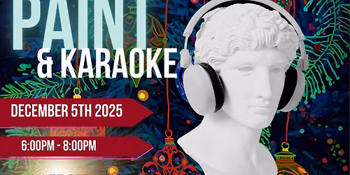 Neon Lights Holiday Paint & Karaoke | Cafecito Calaveras