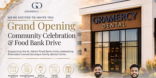 Gramercy Dental - Grand Opening Celebration and Food Drive