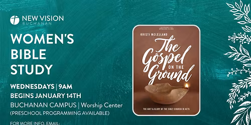 Wednesday AM Women's Bible Study at New Vision Buchanan