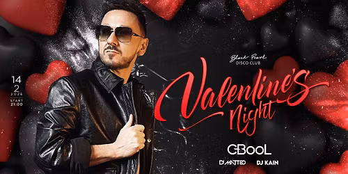 C-BOOL LIVE x Valentines Night x Black Pearl Disco Club