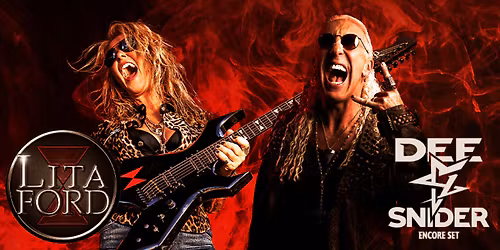 Lita Ford with Dee Snider at Arlington Music Hall