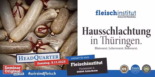 Hausschlachtung in Th\u00fcringen | Wurstherstellung f\u00fcr jedermann.
