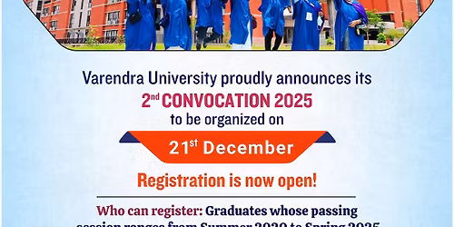2nd Convocation of Varendra University