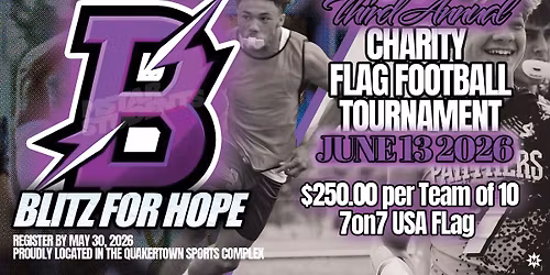 Blitz for Hope - Charity Flag Football Tournament