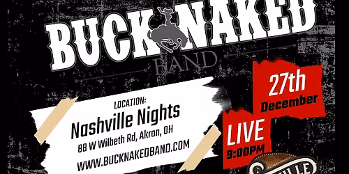 Buck Naked live at Nashville Nights 