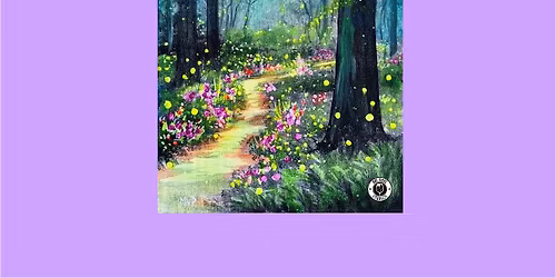 Enchanted Forest Canvas Paint and Sip