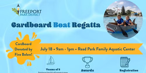 Read Park Cardboard Boat Regatta