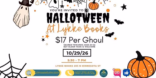 Hallo-tween Party at Lykke Books