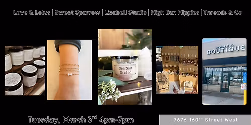 Ladies Night at Threads & Co: permanent jewelry, lotions and so much more!