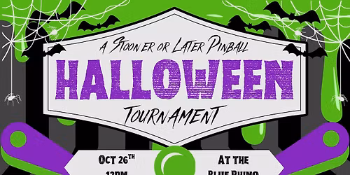 A Stoon'er or Later Pinball HALLOWEEN Tournament!