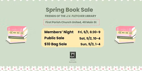 Spring Book Sale - $10 Bag Sale (Sunday)