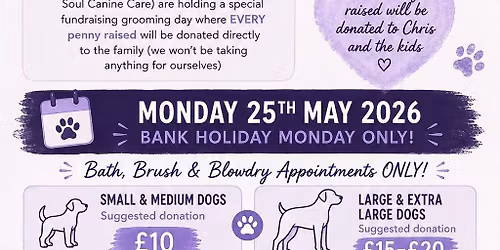 Charity dog grooming day for Rebecca \u2764\ufe0f\ud83d\udc3e