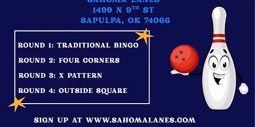 BINGO BOWL Homeschool High School Bowling Fundraiser 