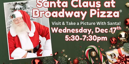 Santa Visit at Broadway Pizza Hastings