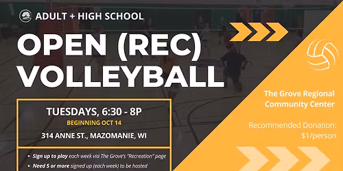 Co-Ed Rec Volleyball