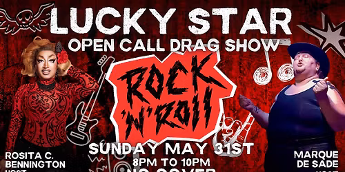 Lucky Star Open Call Drag Show: ROCK 'N' ROLL | W5 MAY 2026