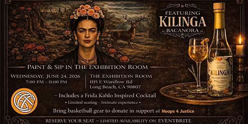 "Paint & Sip Frida Kahlo" in Roxanne's Exhibition Room
