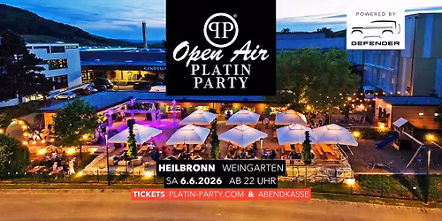 Heilbronn 'Open Air Platin Party' im Weingarten