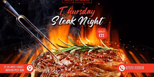 Thursday Steak Nights \ud83e\udd69 \ud83c\udf77