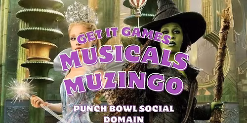 Musicals Muzingo (Music + Bingo)