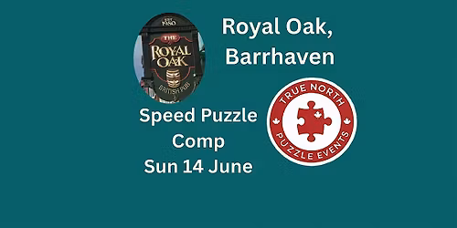 Speed Puzzle Competition, Barrhaven -  Sunday June 14, 2026