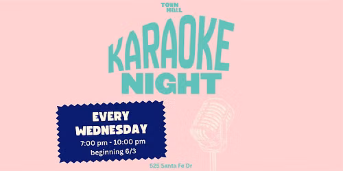Karaoke Night @ Town Hall Collaborative - Every Wednesday