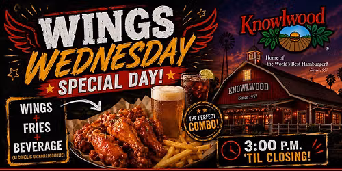 Wings Wednesday Special at Knowlwood