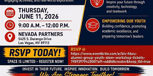 BIV HBCU Alumni Group Youth S.T.E.M. Workshop