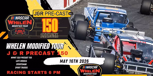 The NASCAR Whelen  Modified Tour Returns for the J&R Precast 150
