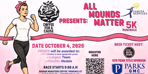 All Mounds Matter Breast Cancer 5k run\/walk