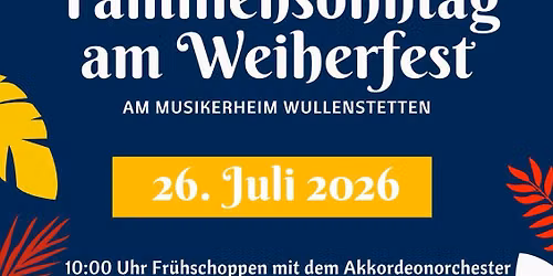 Weiherfest - Familientag