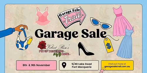 The Garage Trail Sale at Velvet-Rose's Pin Up Dressing Room