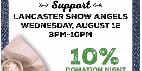 Snow Angels Dine to Donate
