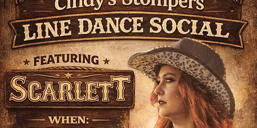 Cindy\u2019s Line Dance Social feat Scarlett