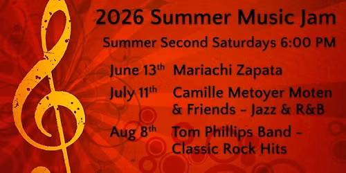 2026 Summer Music Jam - June 13th Mariachi Zapata