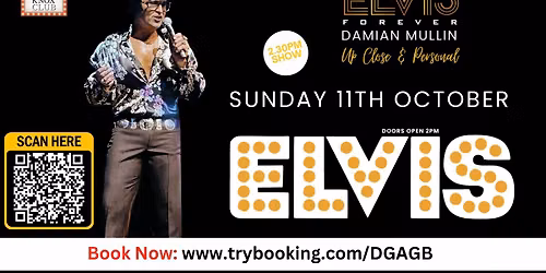 Damian Mullin Elvis Forever Up Close & Personal @ Knox Club