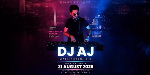 DJ AJ Live in DC | Wall Street Baraat to Ambani Wedding DJ Experience