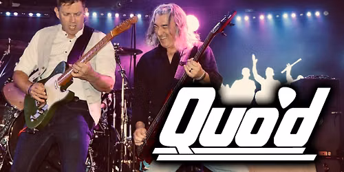 QUO\u2019D live at The Cotton Club, Dartford