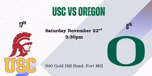 USC Vs Oregon 