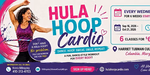 NEW Hula Hoop Cardio Fitness Classes! [Howard County Recreation & Parks]