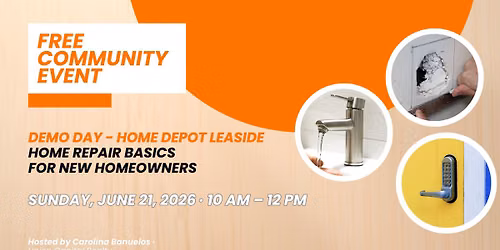 Demo Day at Home Depot Leaside \u2014 Home Repair Basics for New Homeowners