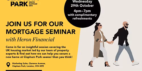 Clapham Park Mortgage Seminar Event With Heron Fincancial