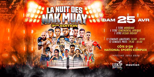 La Nuit des Nak Muay - Troisi\u00e8me Edition