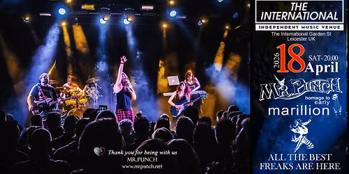 Mr Punch plays Marillion - All the best Freaks are in Leicester